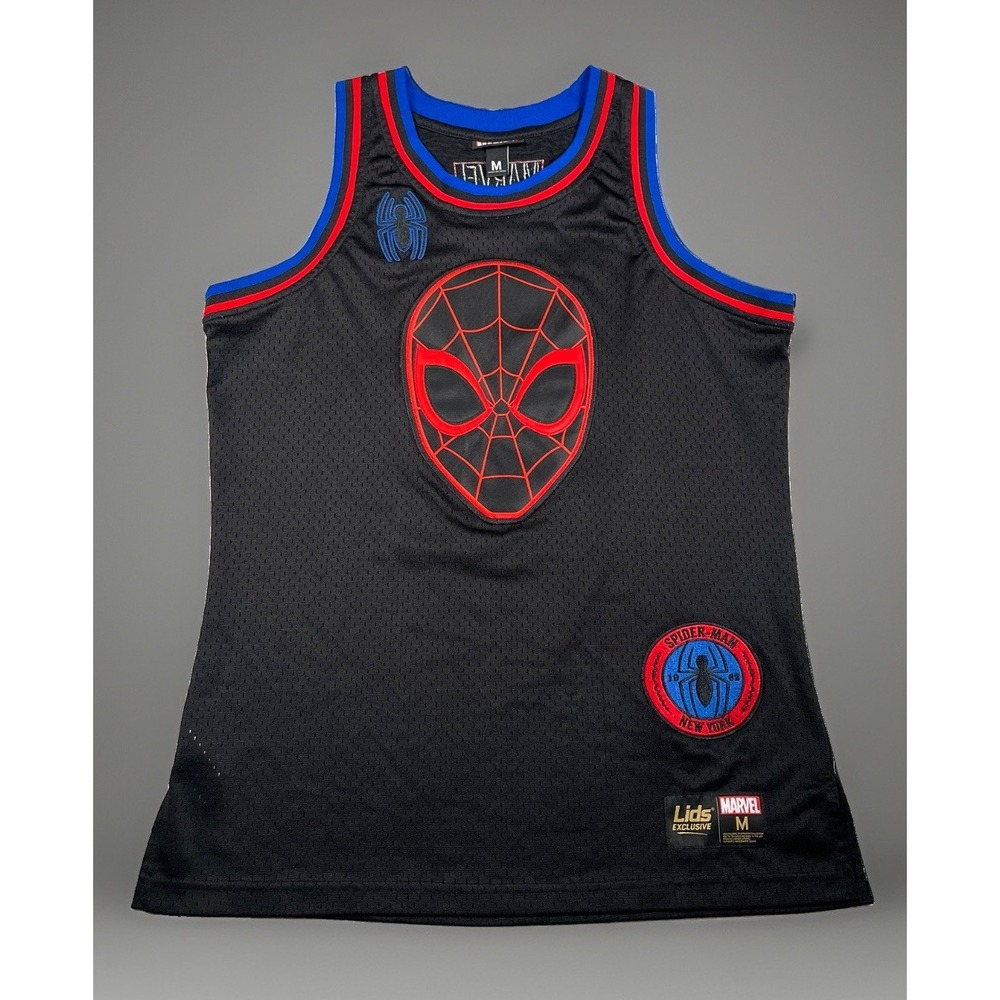 Lids Exclusive Marvel Spider-Man I Am Jersey Mens Medium Miles Morales Parker 62